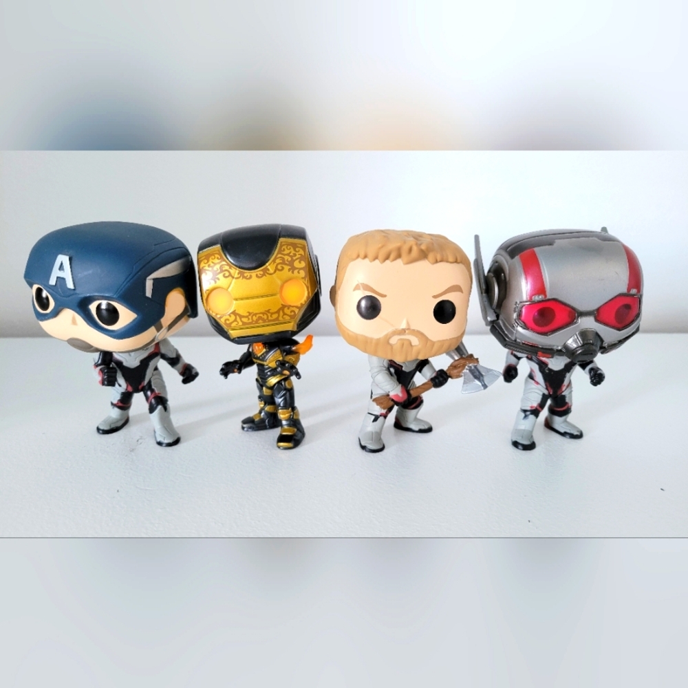 Funko Pop Marvel Avengers Action Figure Set of 4